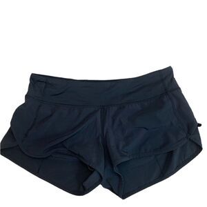 Lululemon black running shorts Sz 8